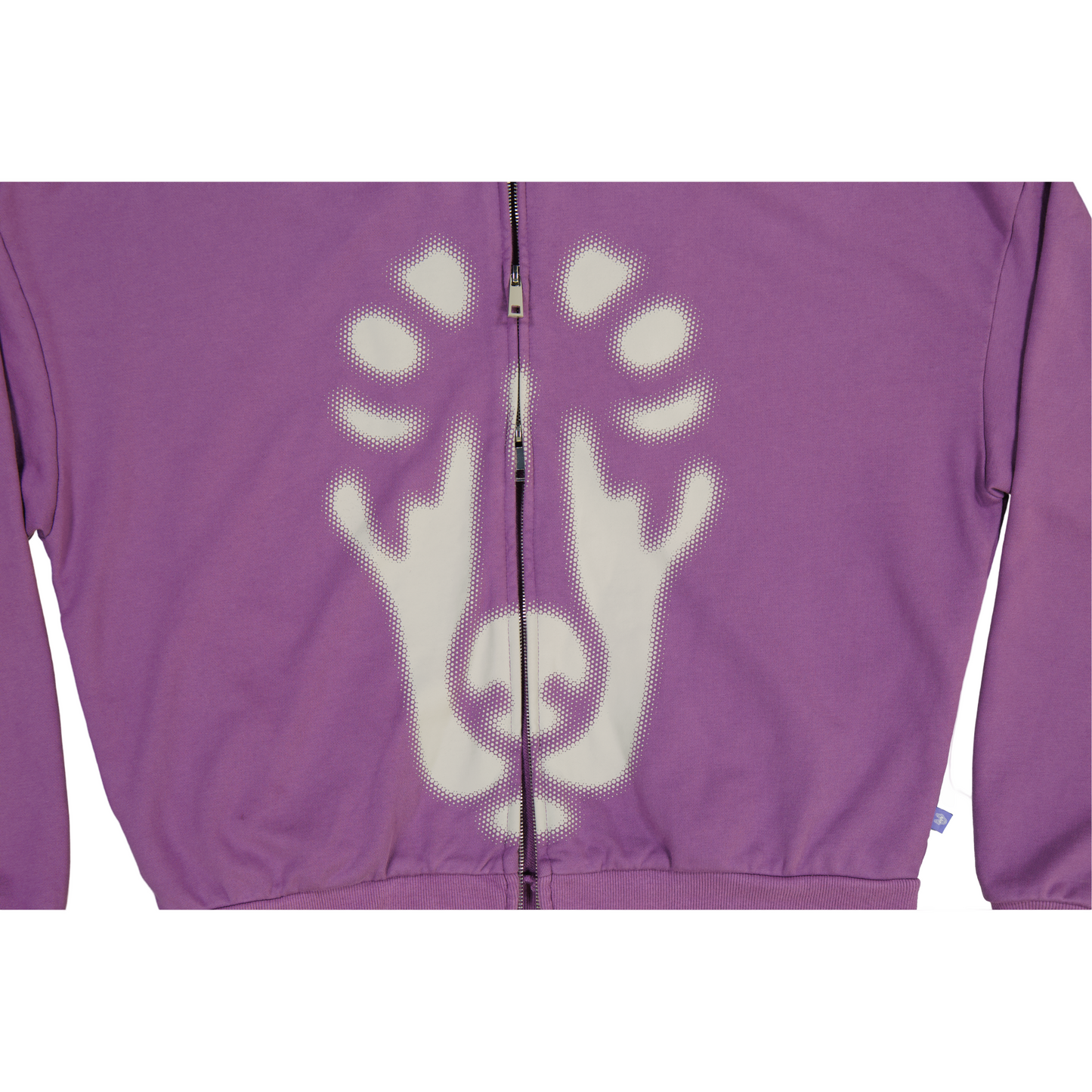 BACKYARD HALFTONE DOBERMAN HOODIE LAVENDAR STONE WASH