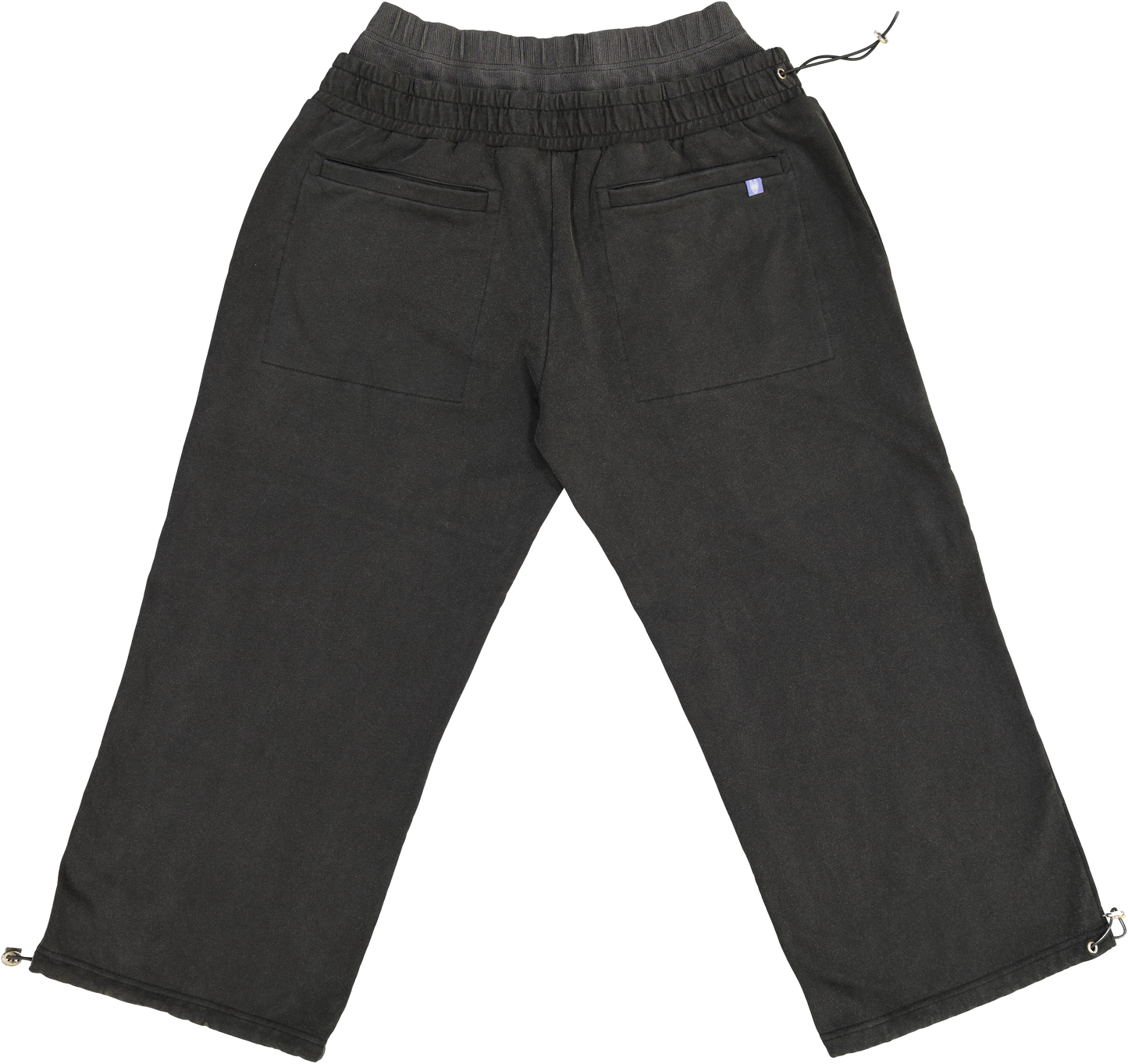 BACKYARD RAVER SWEATPANTS BLACK STONE WASH