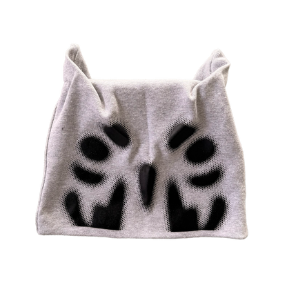 BACKYARD HALFTONE DOBERMAN SKULLY ( GREY)