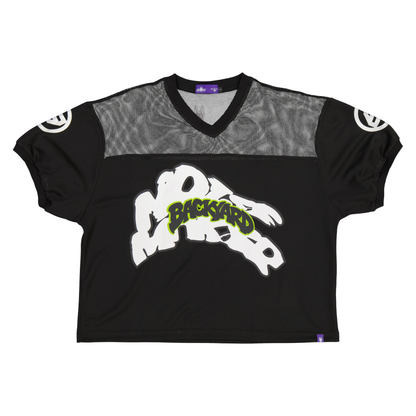 BY NOISEMAKER MESH FOOTBALL JERSEY (WHITE & LIME )