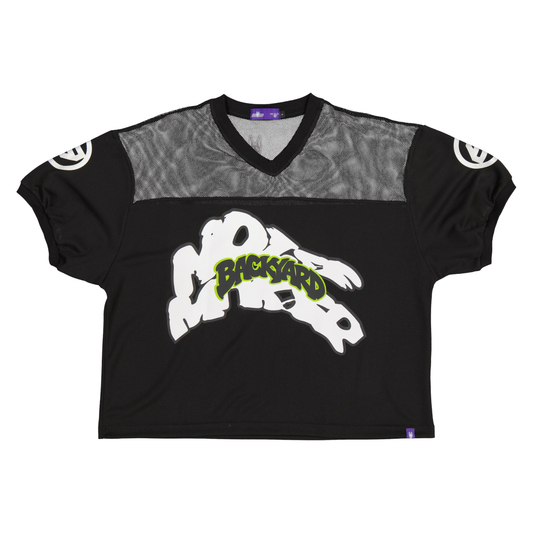 BY NOISEMAKER MESH FOOTBALL JERSEY (WHITE & LIME )