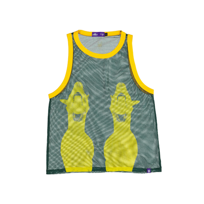 BACKYARD MESH 2 GUARD DOWG VEST GREEN & YELLOW (UNISEX)